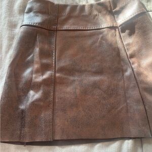 Max Studio Shimmering Brown Skirt